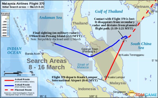 马来西亚重启MH370搜寻：找不到残骸就不付钱