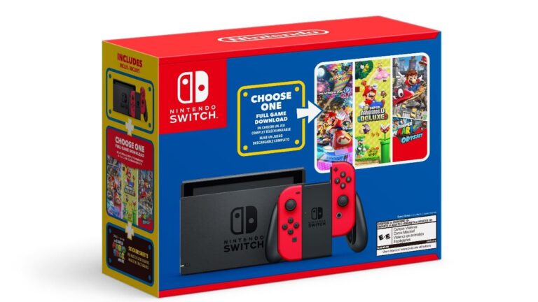 任天堂推出马里奥同捆版Switch 马里奥游戏三选一