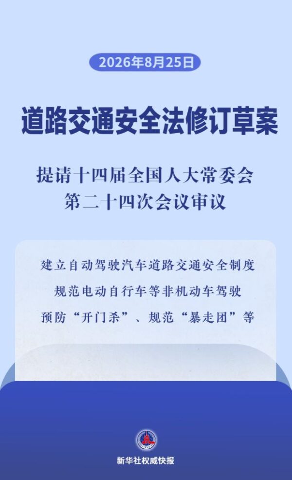 护航出行安全 道路交通安全法拟作修改